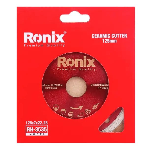 RONIX Ceramic Cutting Disc 125mm x 7mm x 22.2mm RH-3535 | Tanzania