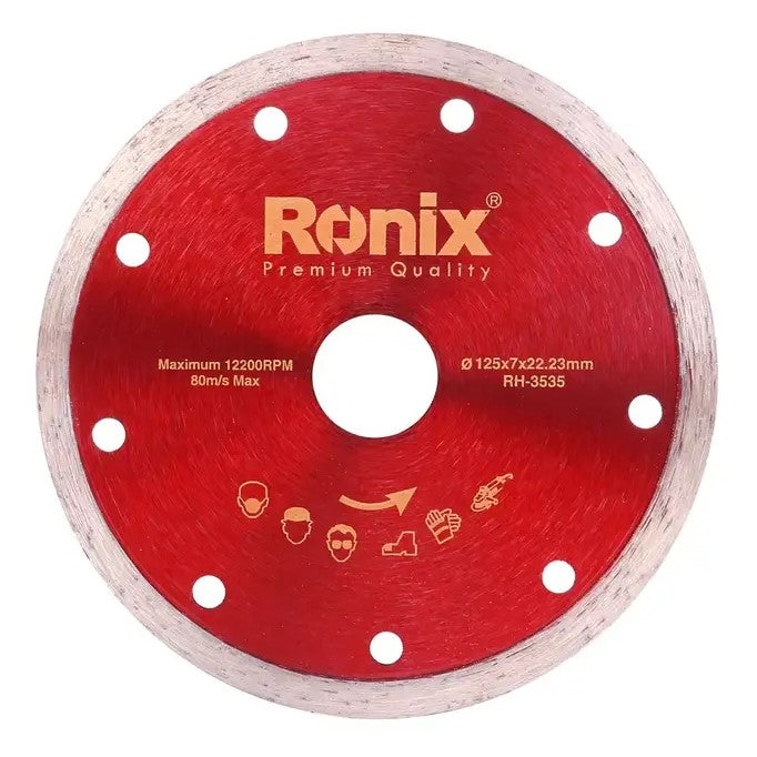 RONIX Ceramic Cutting Disc 125mm x 7mm x 22.2mm RH-3535 | Tanzania