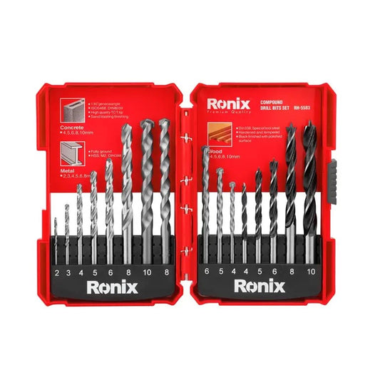 RONIX Compound Drill Bit 16pc Set RH5583 | Drill bits in Dar Tanzania