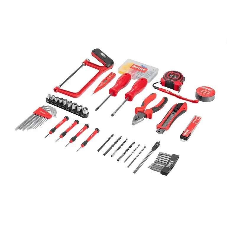 RONIX RS-8018, Cordless Drill with 53pc Hand Tools Toolkit in Tanzania