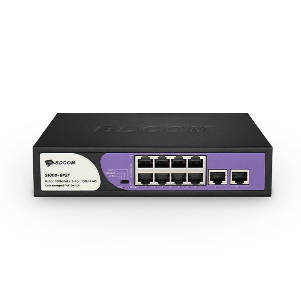 BDCOM 8 Port PoE Switch s1000-8p2f | PoE switches in Dar Tanzania