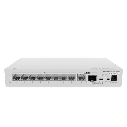 HUAWEI eKitEngine 8 x T ports, PoE+, Unmanaged Switch S110-8P2ST