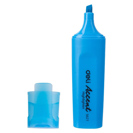 DELI S621 Chisel Tip Blue Highlighter | Highlighters in Dar Tanzania