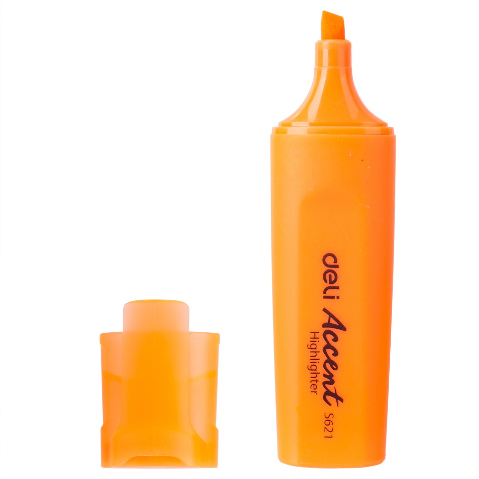 DELI S621 Chisel Tip Orange Highlighter | Highlighters in Dar Tanzania