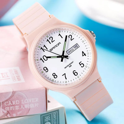 SANDA Easy Read Silicon Pink Watch | Kids watches in Dar Tanzania 