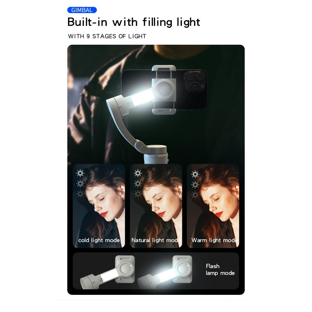 YESIDO SF18 Phone Gimbal Stabilizer, Tripod, Handheld Selfie Stick