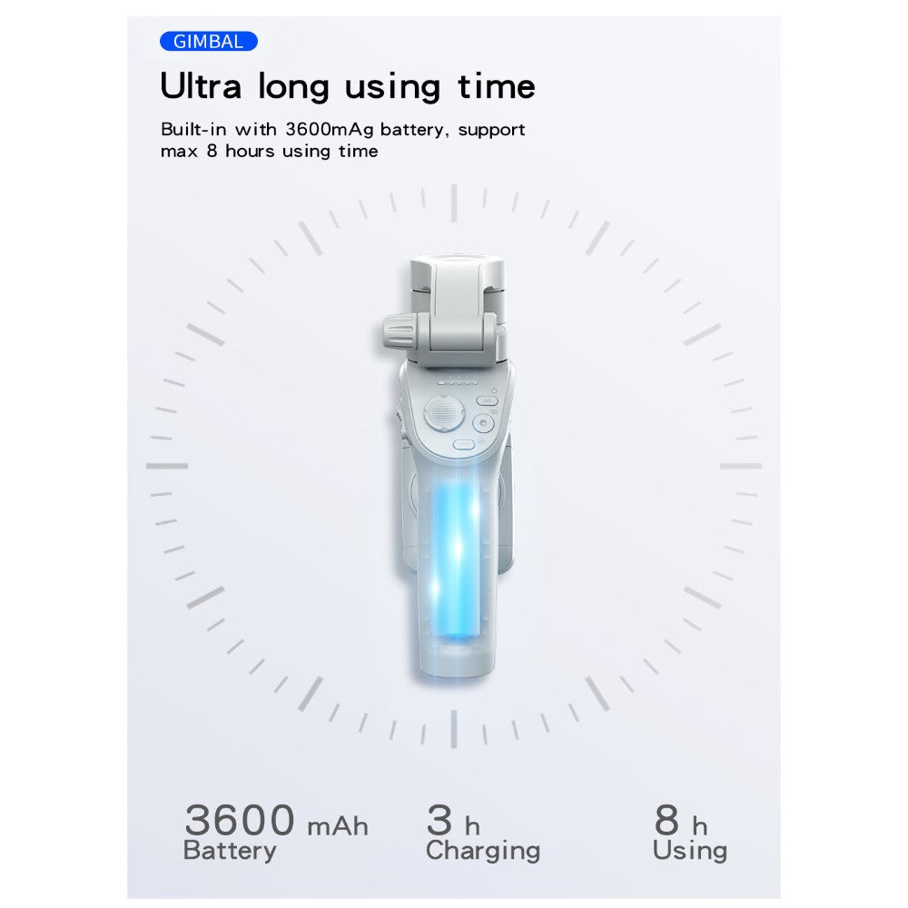 YESIDO SF18 Phone Gimbal Stabilizer, Tripod, Handheld Selfie Stick