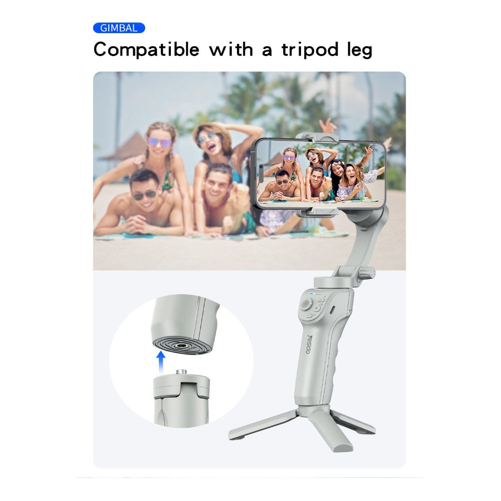 YESIDO SF18 Phone Gimbal Stabilizer, Tripod, Handheld Selfie Stick