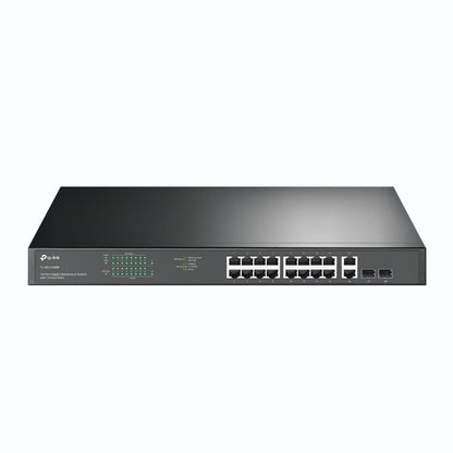 TP-LINK 18-Port Gigabit Switch with 16-Port PoE+ TL-SG1218MP