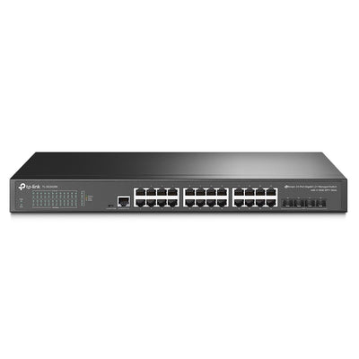 TP-LINK SG3428X, JetStream 24-Port Gigabit Managed Switch, 4 10GE SFP+