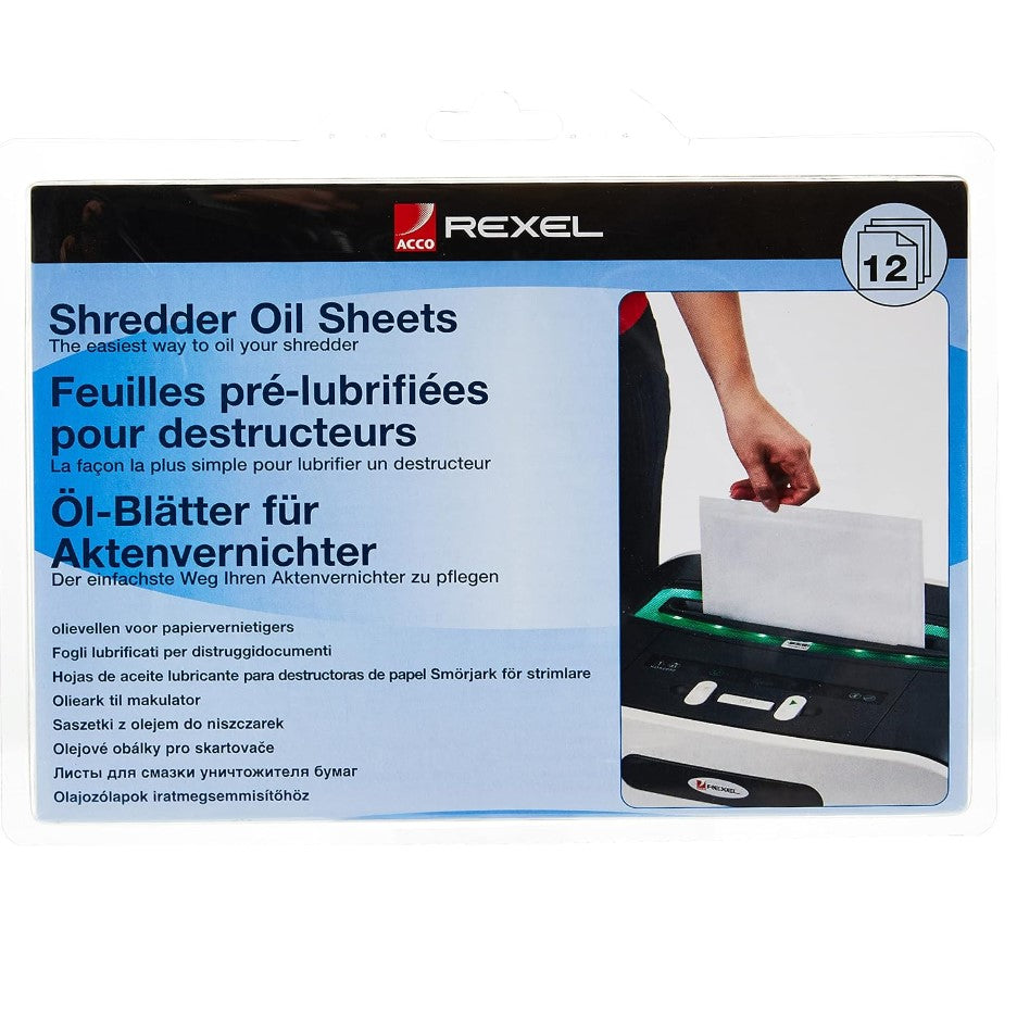 REXEL Shredder Oil Sheets, A5, 12pcs | Shredder oil in Dar Tanzania