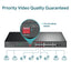 TP-LINK 16-Port, 2-Port Rackmount Switch with 16-Port PoE+ TL-SL1218MP