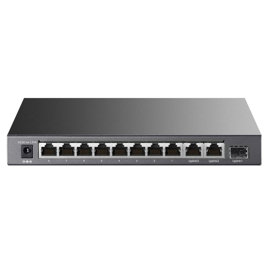 TP-LINK 8-Port, 3-Port Gigabit Desktop Switch, 8-Port PoE+, TL-SL1311P