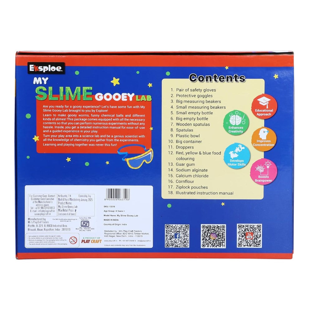 EKSPLOE My Slime Gooey Making Lab, STEM Science Kit | Tanzania