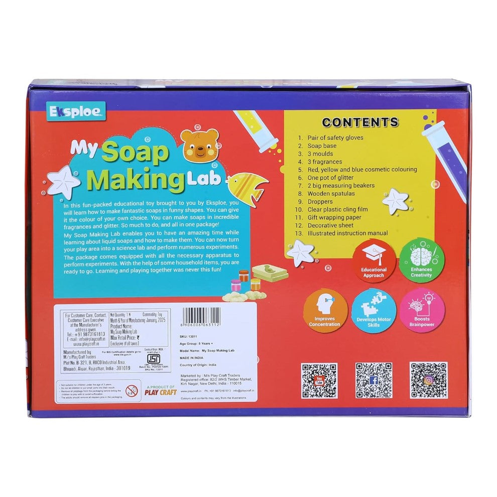 EKSPLOE My Soap Making Lab, STEM Science Kit | Tanzania