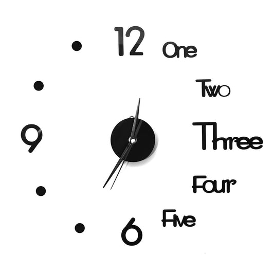 3D Sticking DIY Wall Clock | Wall Clocks in Dar Tanzania