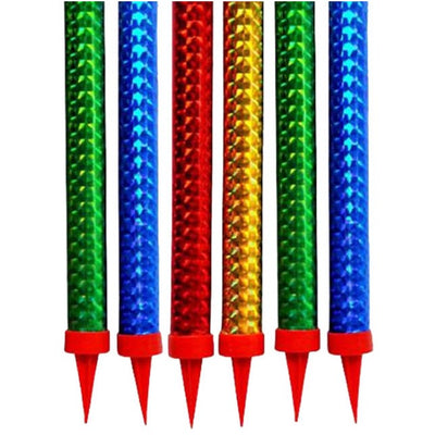 Metallic 15cm Sparkling Candles, 6pc Pack | Party Supplies in Tanzania
