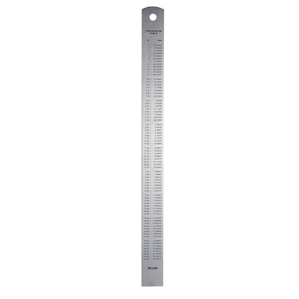 DELI 30cm Steel Ruler | School stationery in Tanzania