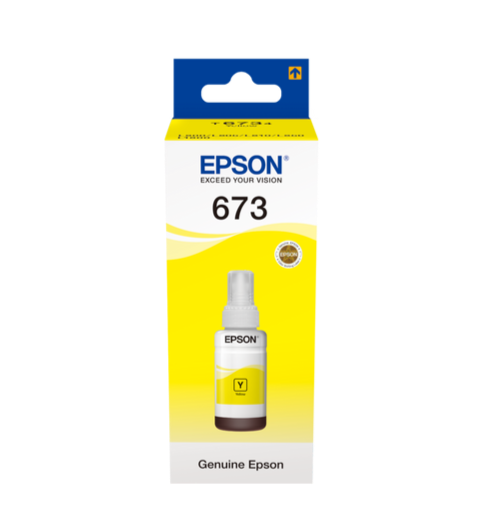 EPSON 673 Yellow Ink Bottle 70ml | Epson Ink in Dar Tanzania