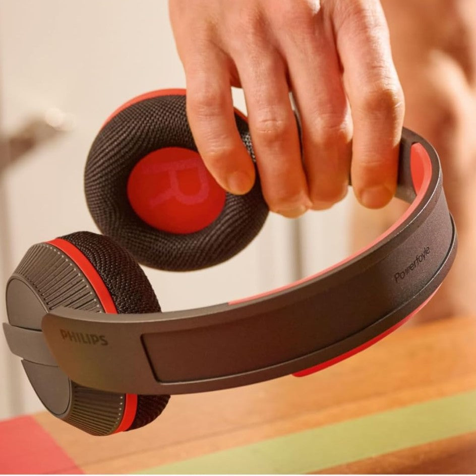 PHILIPS 6000 Series, Solar Power Wireless On-ear Headphones, TAA6219BK