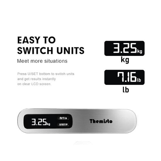 Themisto Portable Digital Electronic Luggage Weigh Scale | Tanzania