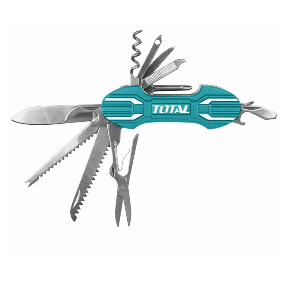 TOTAL Multifunction Utility Knife with 15 Functions THMFK0156