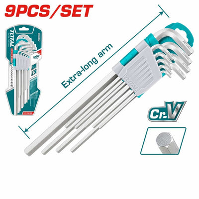 TOTAL THT106192 9pc Long Arm Allen Keys, Hex Keys in Dar Tanzania