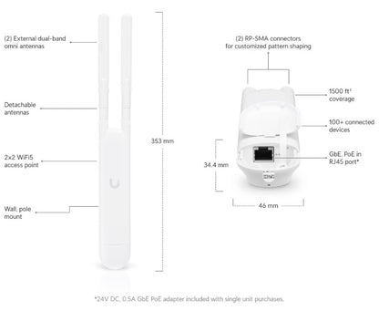 UBIQUITI AC-M Unify Outdoor Wifi Mesh Access Point in Dar Tanzania