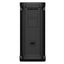 Black portable speaker on a white background