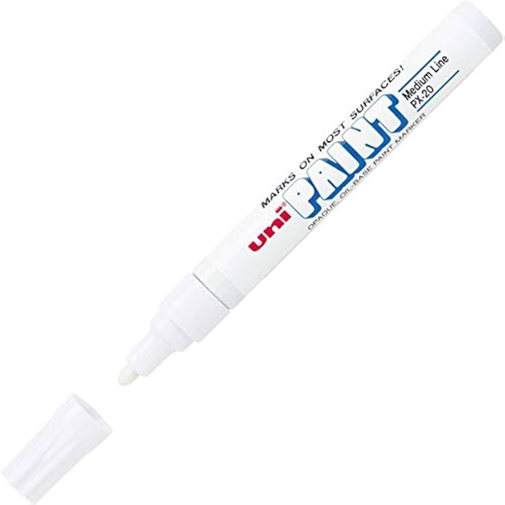 Uniball Oil Paint marker, White | Oil paint marker in Tanzania