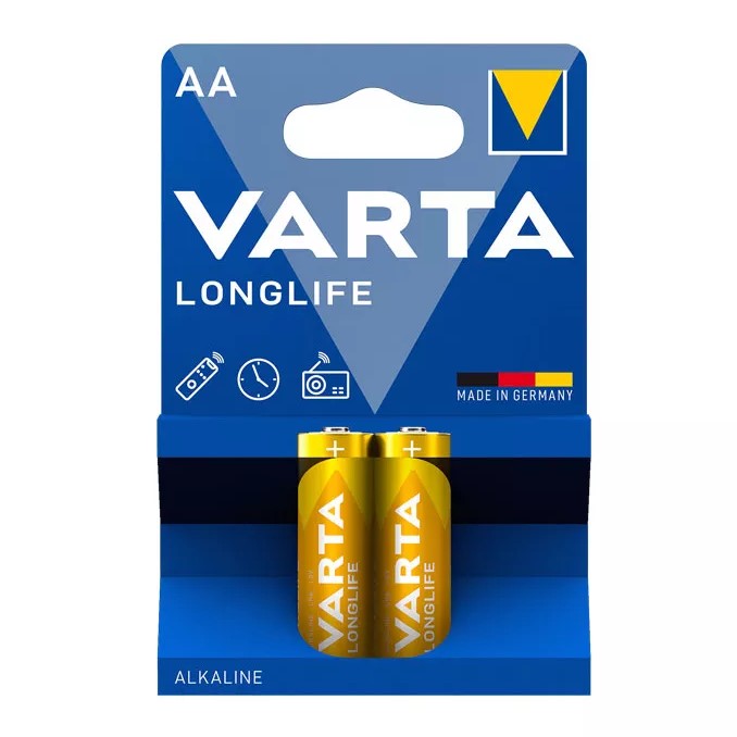 VARTA Longlife AA Alkaline Battery, 2pc | Batteries in Dar Tanzania