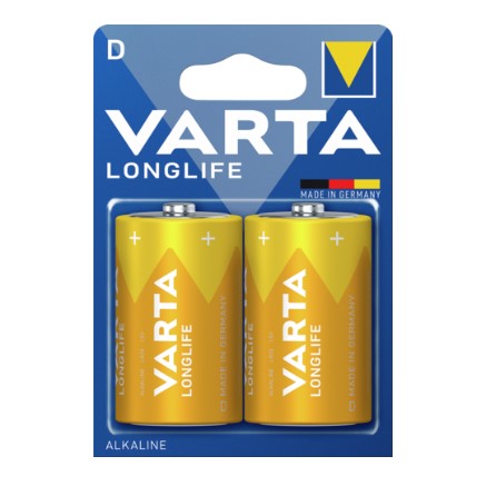 VARTA Longlife D Alkaline Battery, 2pc | Batteries in Dar Tanzania