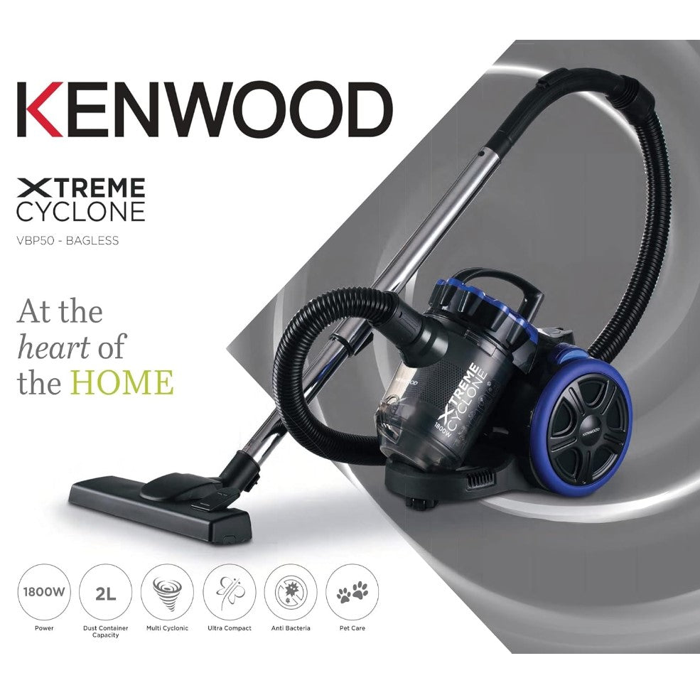 KENWOOD VBP50 Xtreme Cyclone, 1800w Bagless Vacuum Cleaner in Tanzania