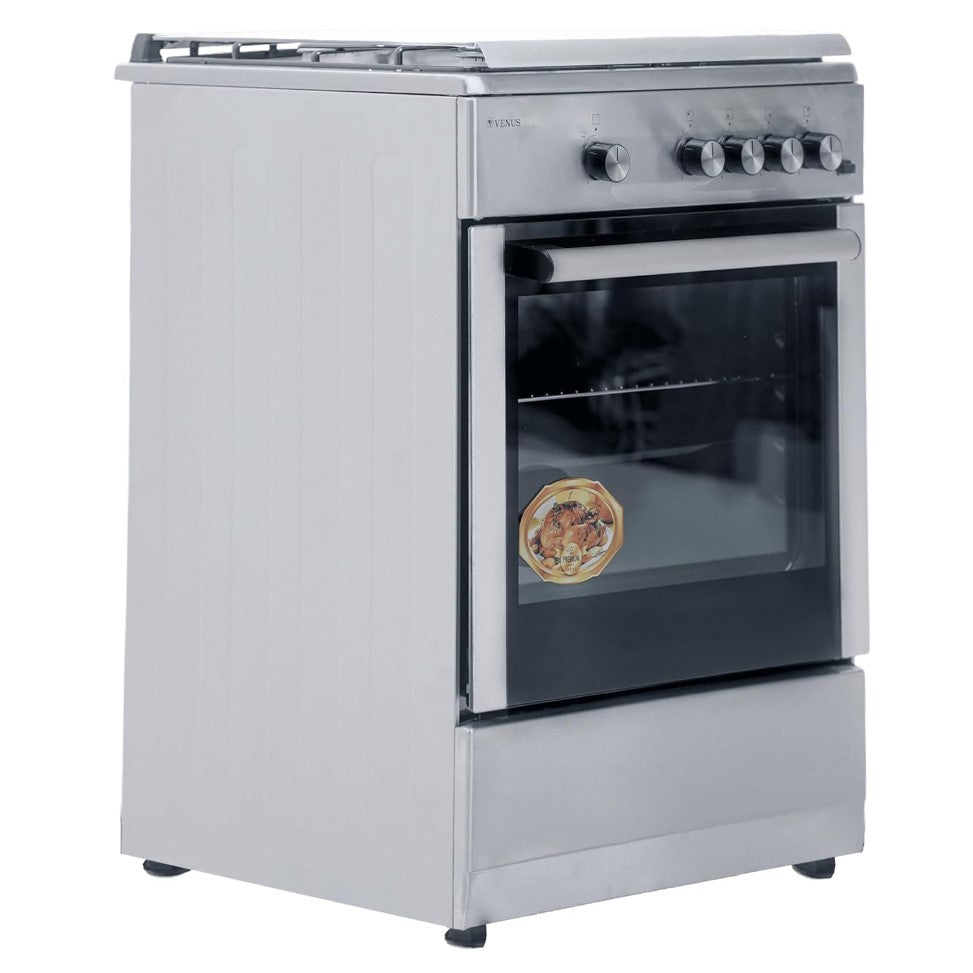 VENUS 4 Gas Burners, Cooker Oven VC5540GSX | Cookers in Dar Tanzania
