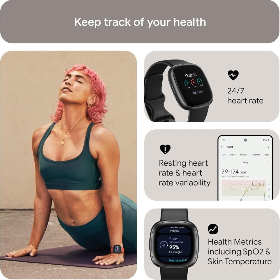 FITBIT Versa 4 Smartwatch | Fitbit watches in Tanzania