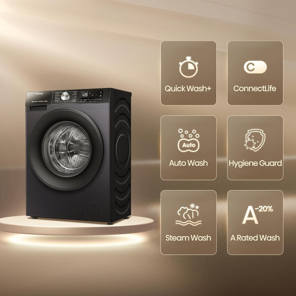 Hisense WD3S1042BB 10.5 kg Washing And Dryer Machine in Dar Tanzania 