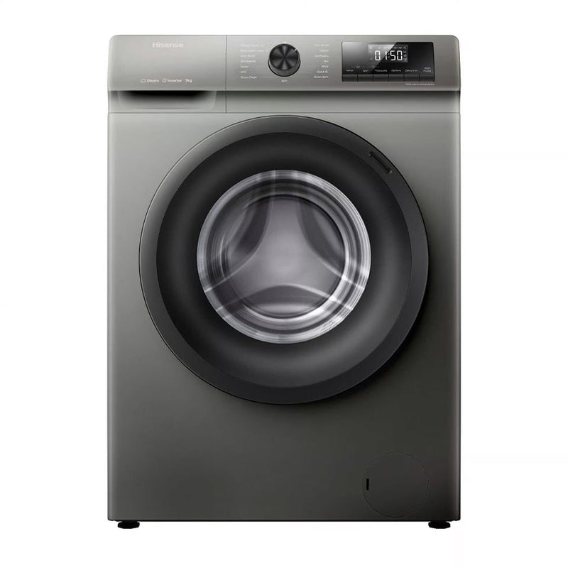 HISENSE Front Load 7 Kg Automatic Washing Machine WFQP7012VMT