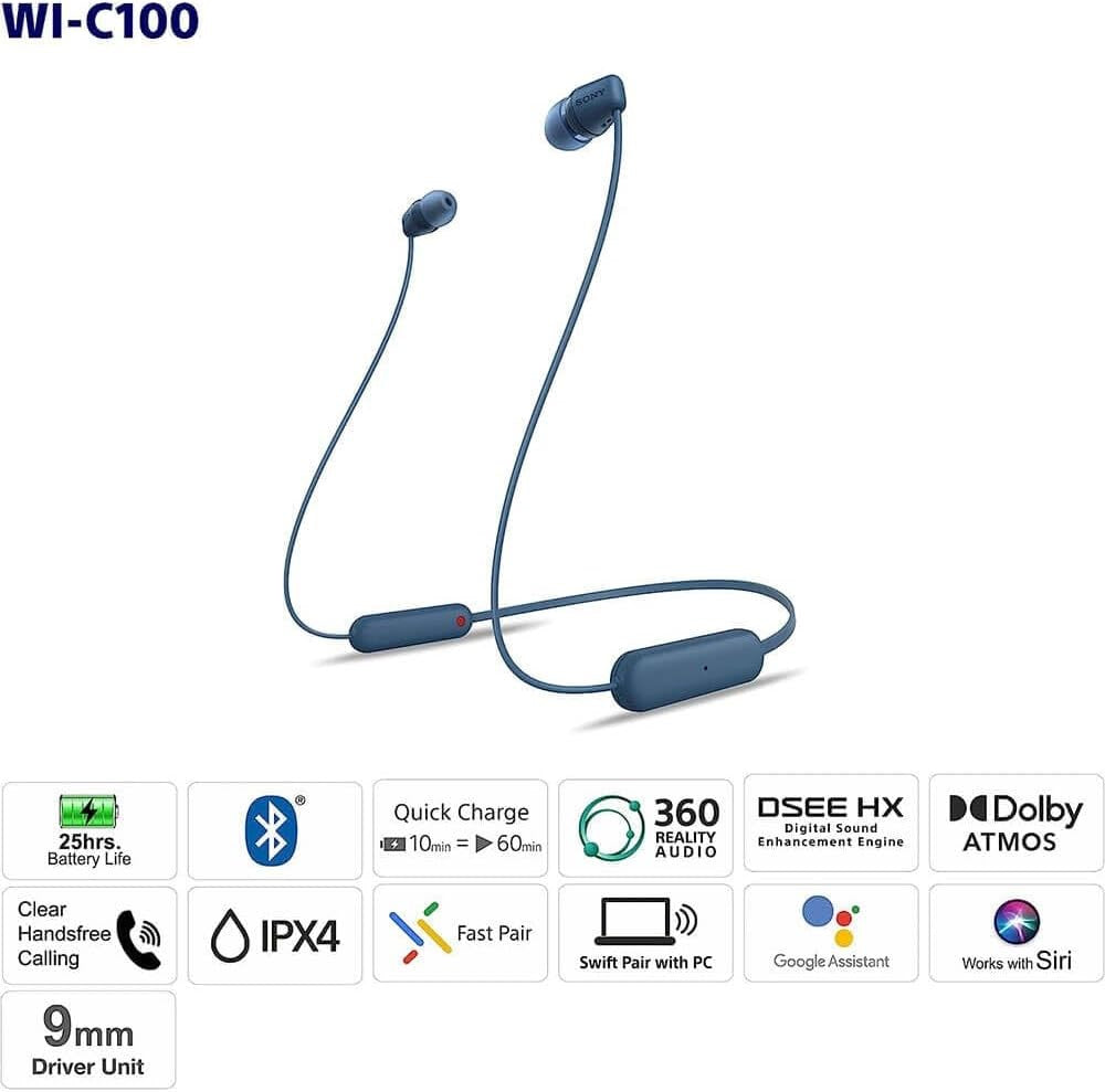 SONY Wireless neckband in ear headphones WIC100 | Tanzania