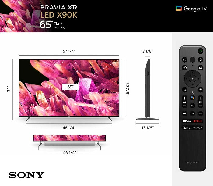 SONY Bravia XR-65X90k 65in 4k HDR TV | Sony Smart tv In Dar Tanzania