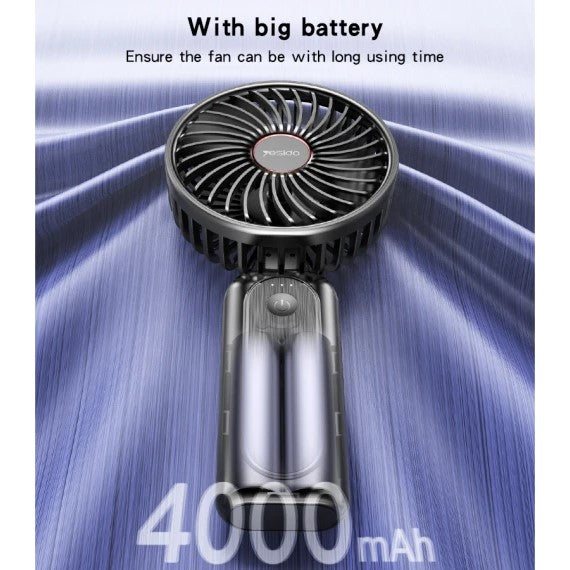 YESIDO 4000mAh Power Bank Fan, Type-C, YF10 | Gadgets in Tanzania