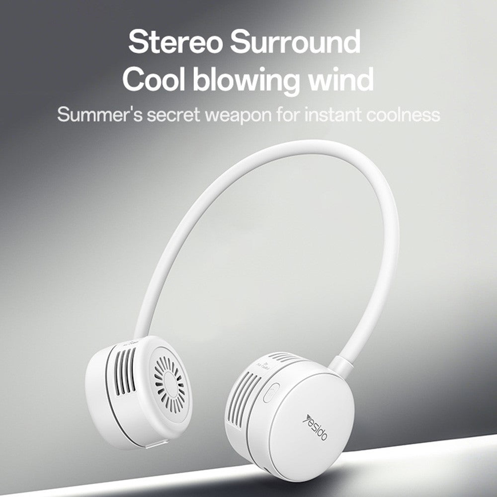 YESIDO Portable Rechargeable Neck Fan, yf17