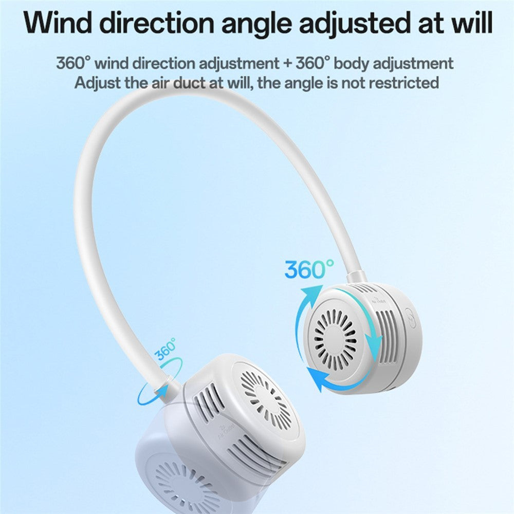 YESIDO Portable Rechargeable Neck Fan, yf17