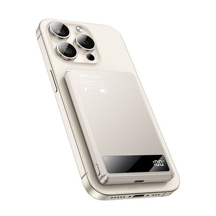 YESIDO Mag, 5,000mAh, 15W Wireless Power Bank YP66