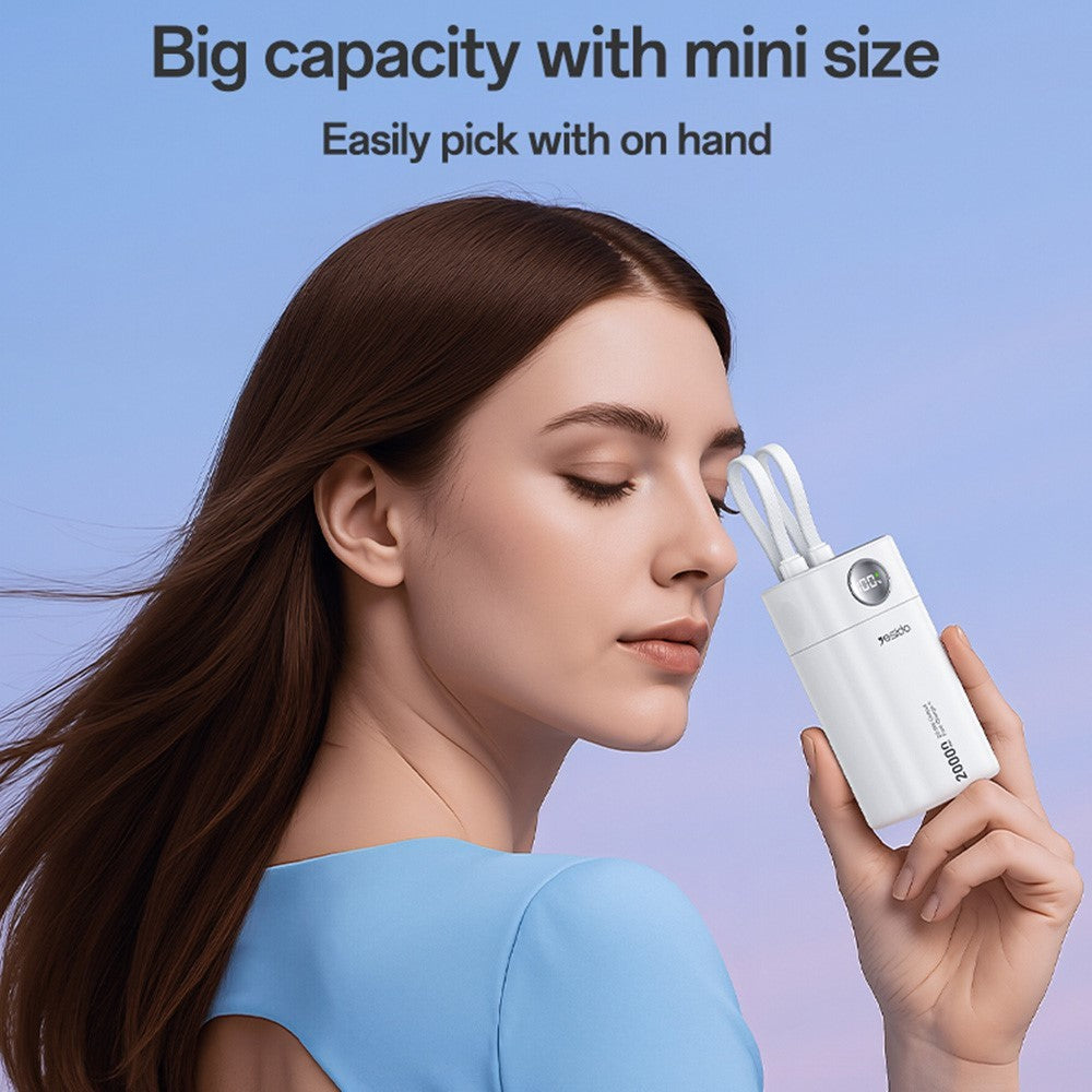 YESIDO, 20000mAh, 22.5W PD, Power Bank YP86 | Powerbank in Tanzania