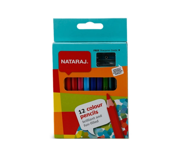 NATARAJ Color Pencils Short 12 pc | Art supplies in Dar Tanzania