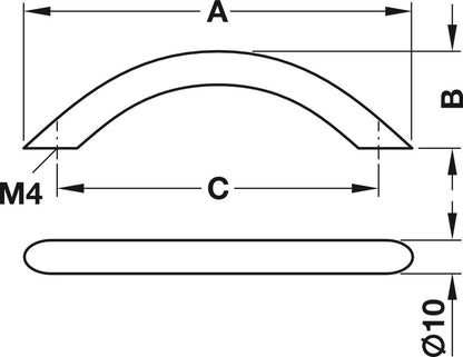 HAFELE Furniture Handle 11731252 | Cupboard handles in Dar Tanzania