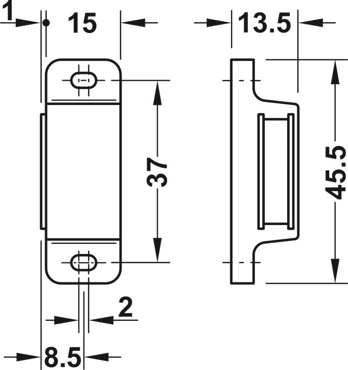 HAFELE Magnetic Clasp Catch | Cabinet catches in Dar Tanzania