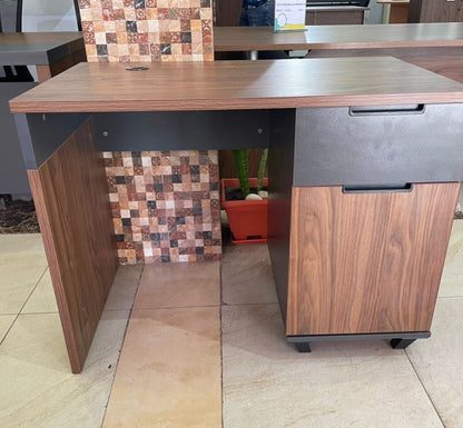 TRIX 120x60cm Walnut Computer Table 19CD | Office desk in Dar Tanzania