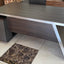 TRIX 160x80x76cm Redwood Melamine Executive Desk With Side Cabinet 