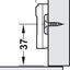 HAFELE Overlay Hinges With Mounting Plate | Hinges in Dar Tanzania 